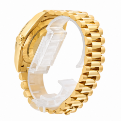 Rolex Day-Date 40MM 228238 18K Yellow Gold Silver Dial Watch